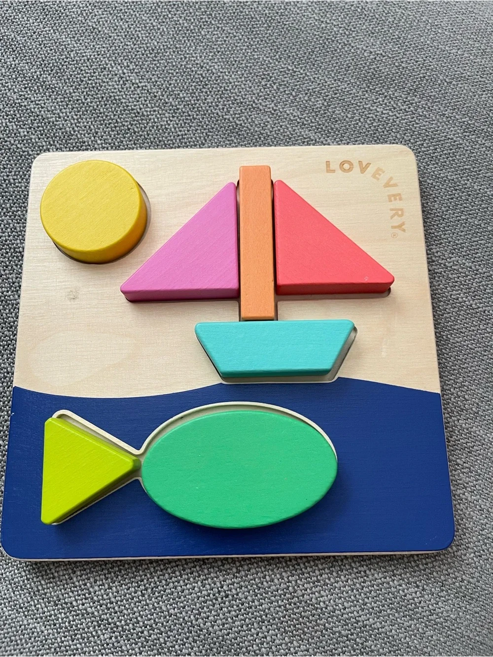 Lovevery- Double Sided Sunny Day Puzzle